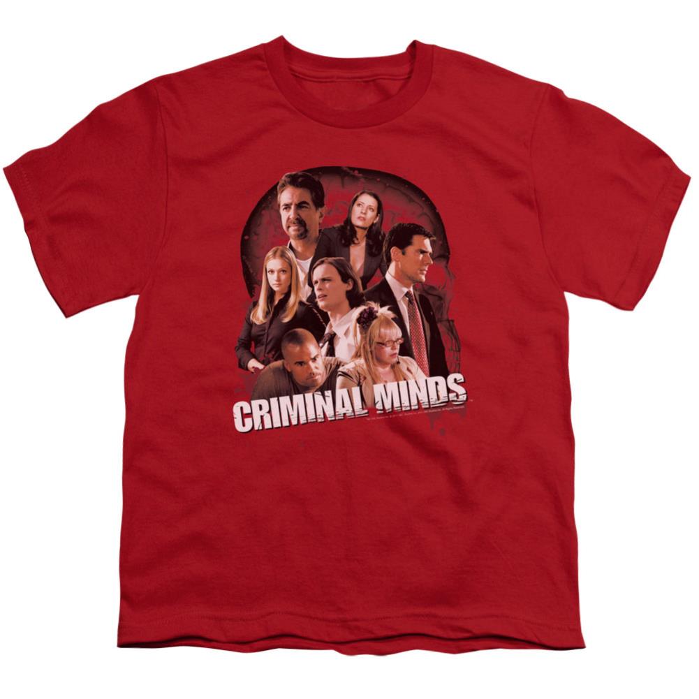Criminal Minds Brain Trust Youth 18/1 100% Cotton Short-Sleeve T-Shirt