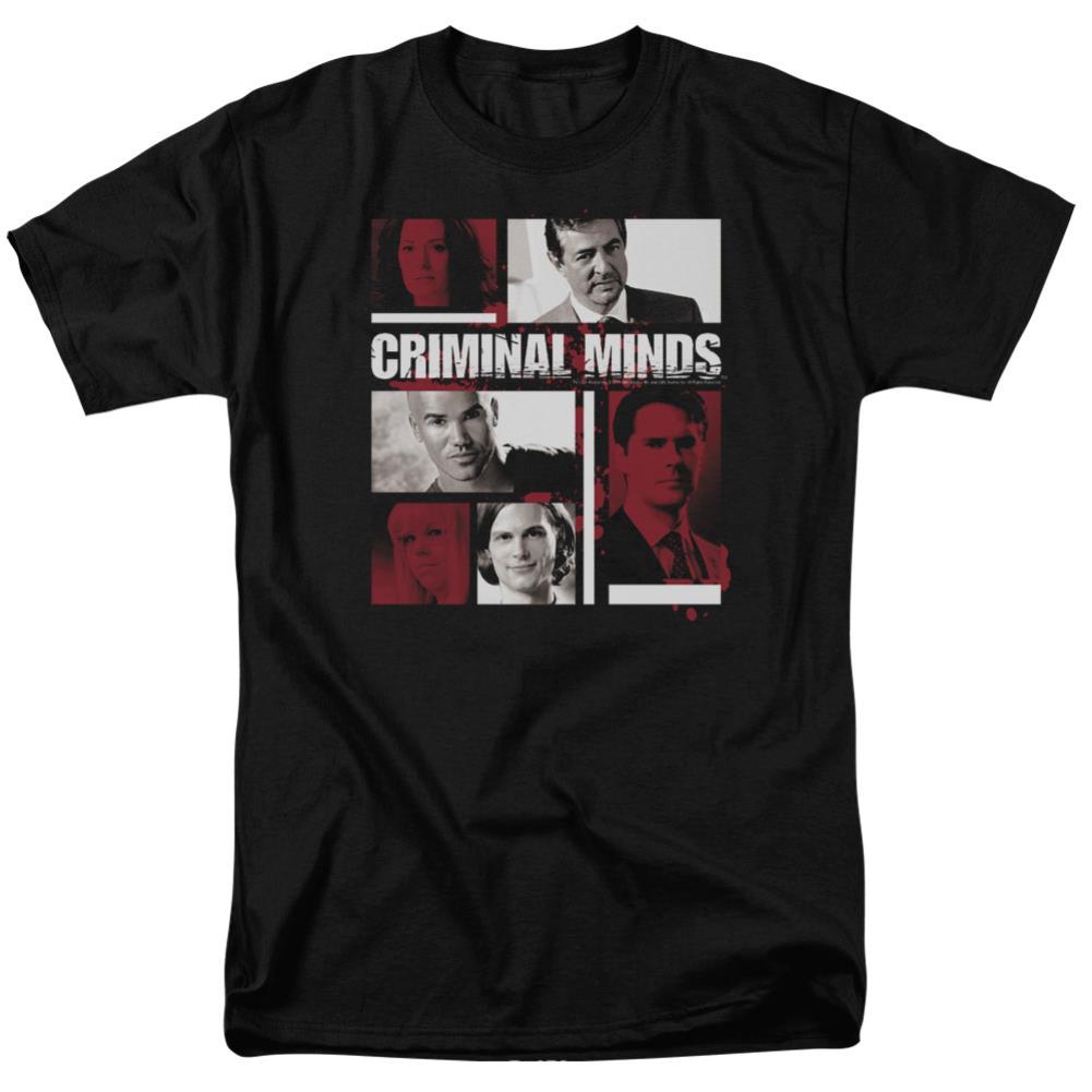 Criminal Minds Character Boxes Men's 18/1 Cotton Short-Sleeve T-Shirt