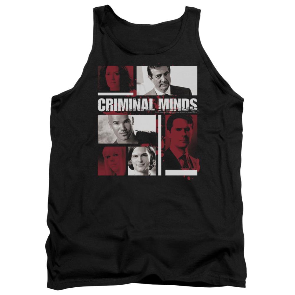 Criminal Minds Character Boxes Men's 18/1 Cotton Tank Top