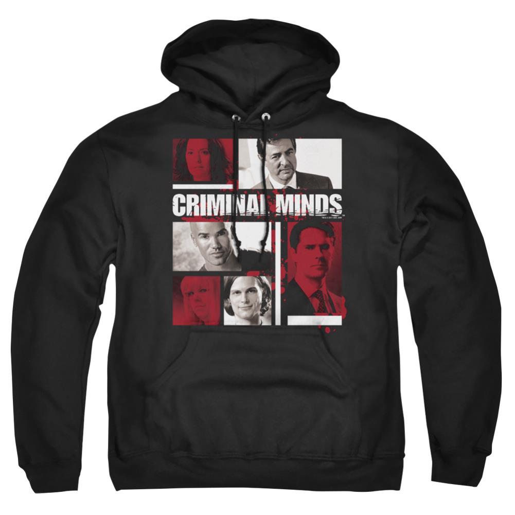 Criminal Minds Character Boxes Men's Pull-Over 75 25 Poly Hoodie