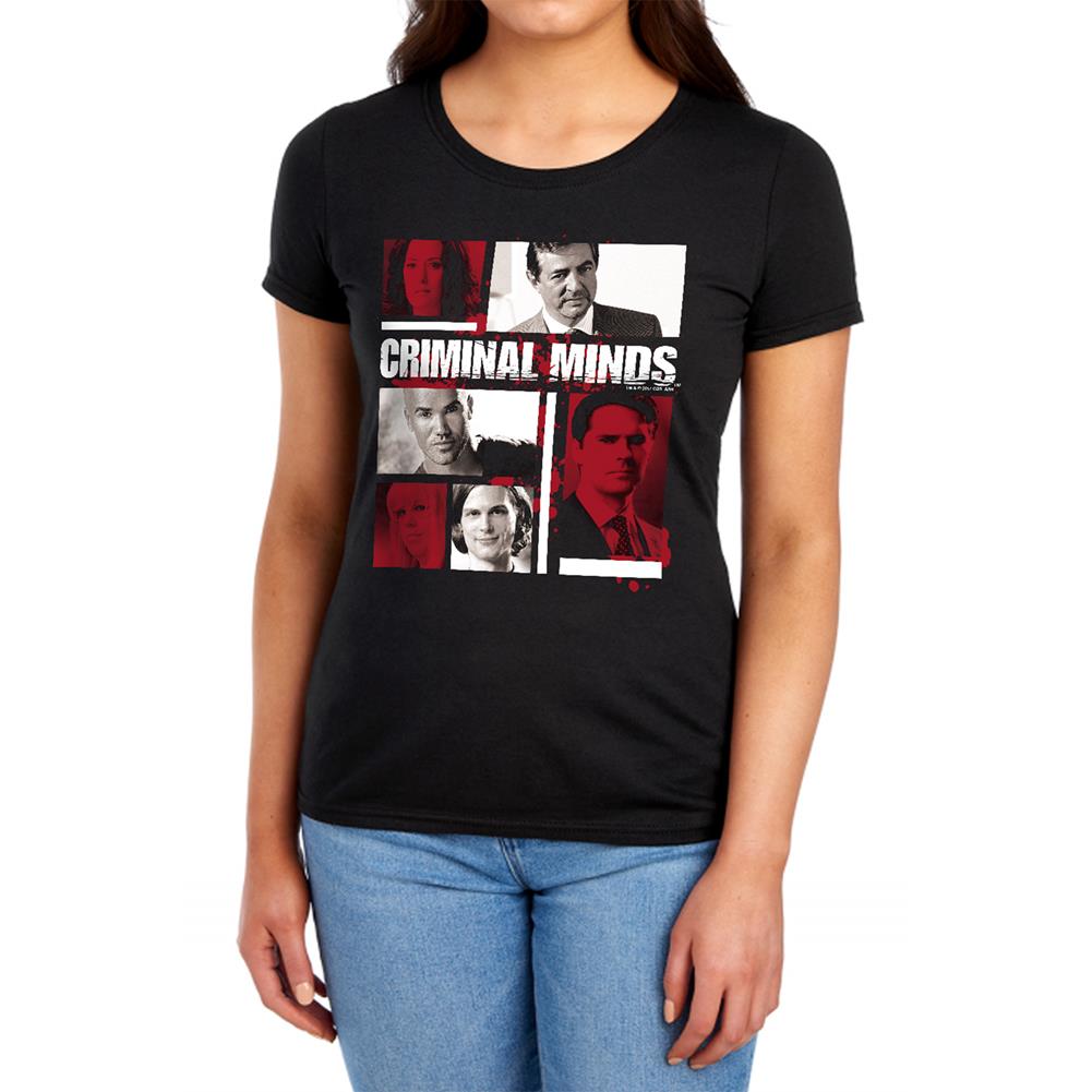 Criminal Minds Character Boxes Women's 18/1 Cotton Short-Sleeve T-Shirt