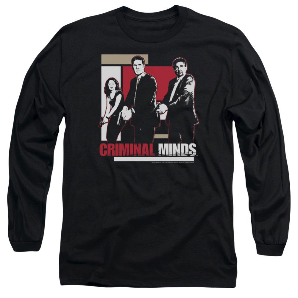 Criminal Minds Guns Drawn Men's 18/1 Cotton Long-Sleeve T-Shirt