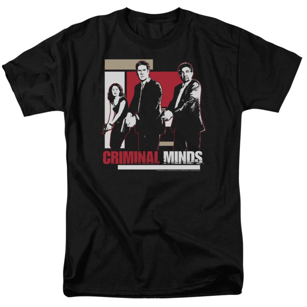 Criminal Minds Guns Drawn Men's 18/1 Cotton Short-Sleeve T-Shirt