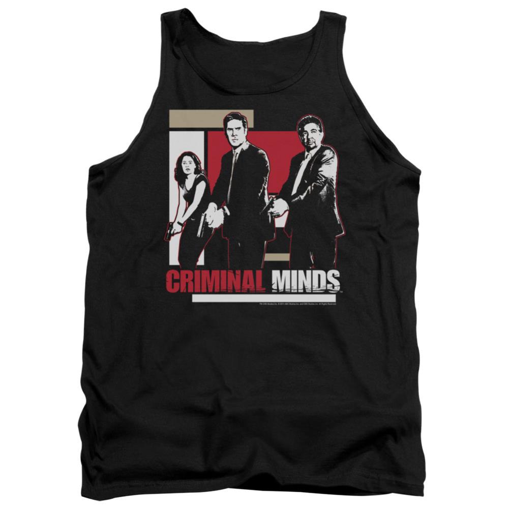 Criminal Minds Guns Drawn Men's 18/1 Cotton Tank Top