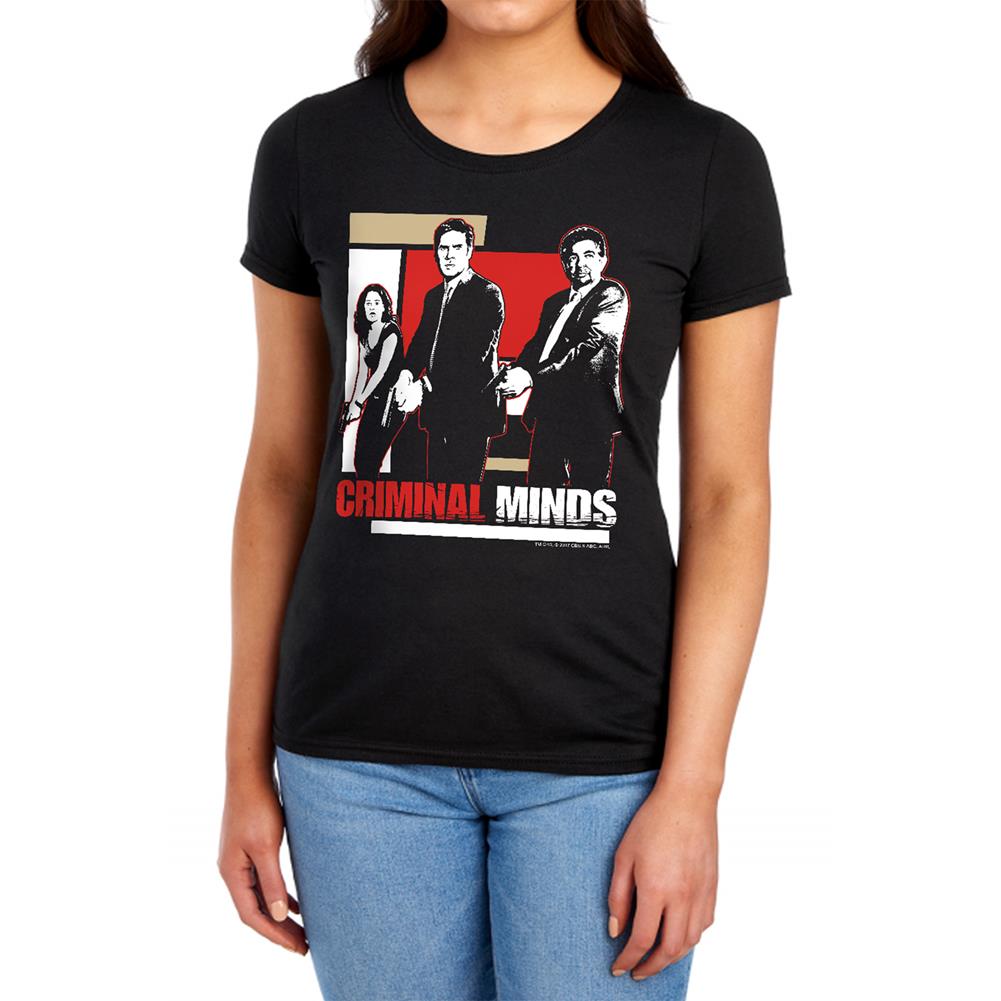 Criminal Minds Guns Drawn Women's 18/1 Cotton Short-Sleeve T-Shirt
