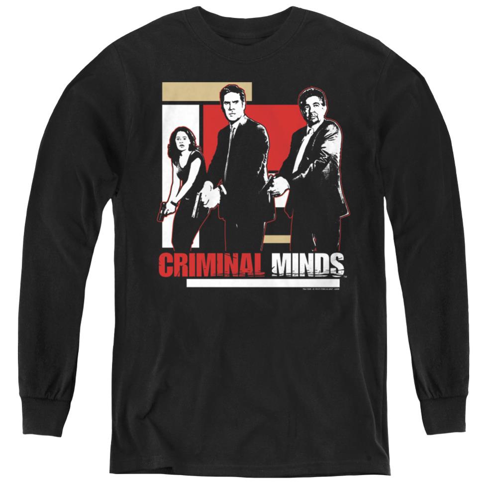 Criminal Minds Guns Drawn Youth Long-Sleeve T-Shirt
