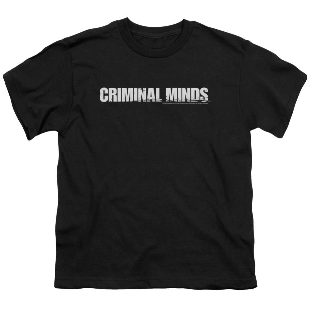 Criminal Minds Logo Youth 18/1 100% Cotton Short-Sleeve T-Shirt