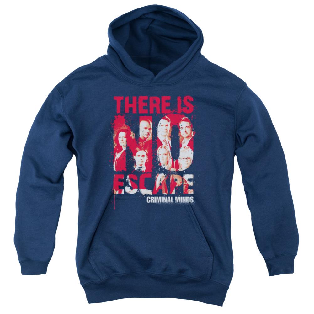 Criminal Minds No Escape Youth Cotton Poly Pull-Over Hoodie