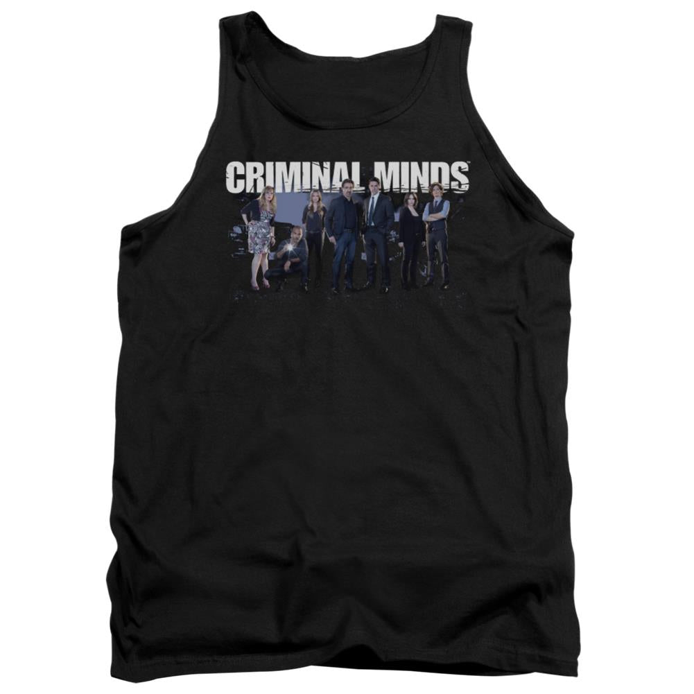 Criminal Minds Season 10 Cast Men's 18/1 Cotton Tank Top