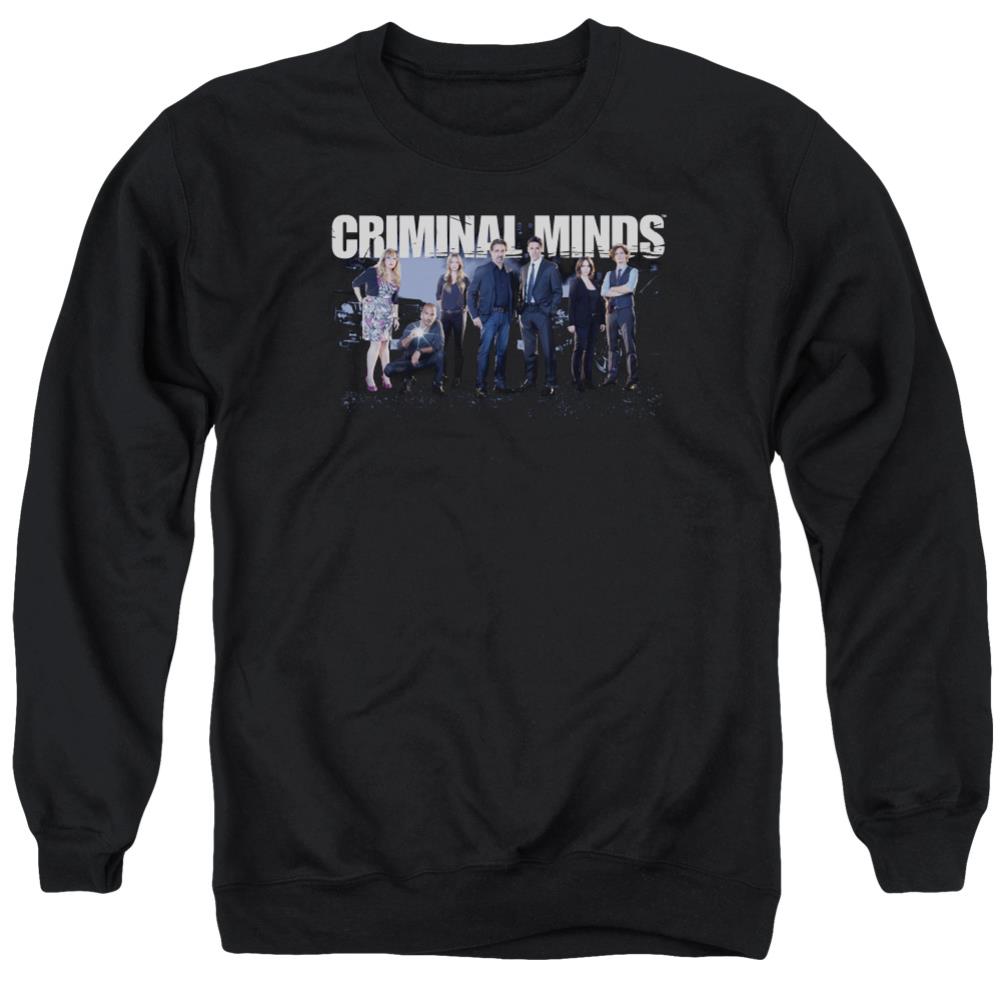 Criminal Minds Season 10 Cast Men's Crewneck 50 50 Poly Long-Sleeve T-Shirt