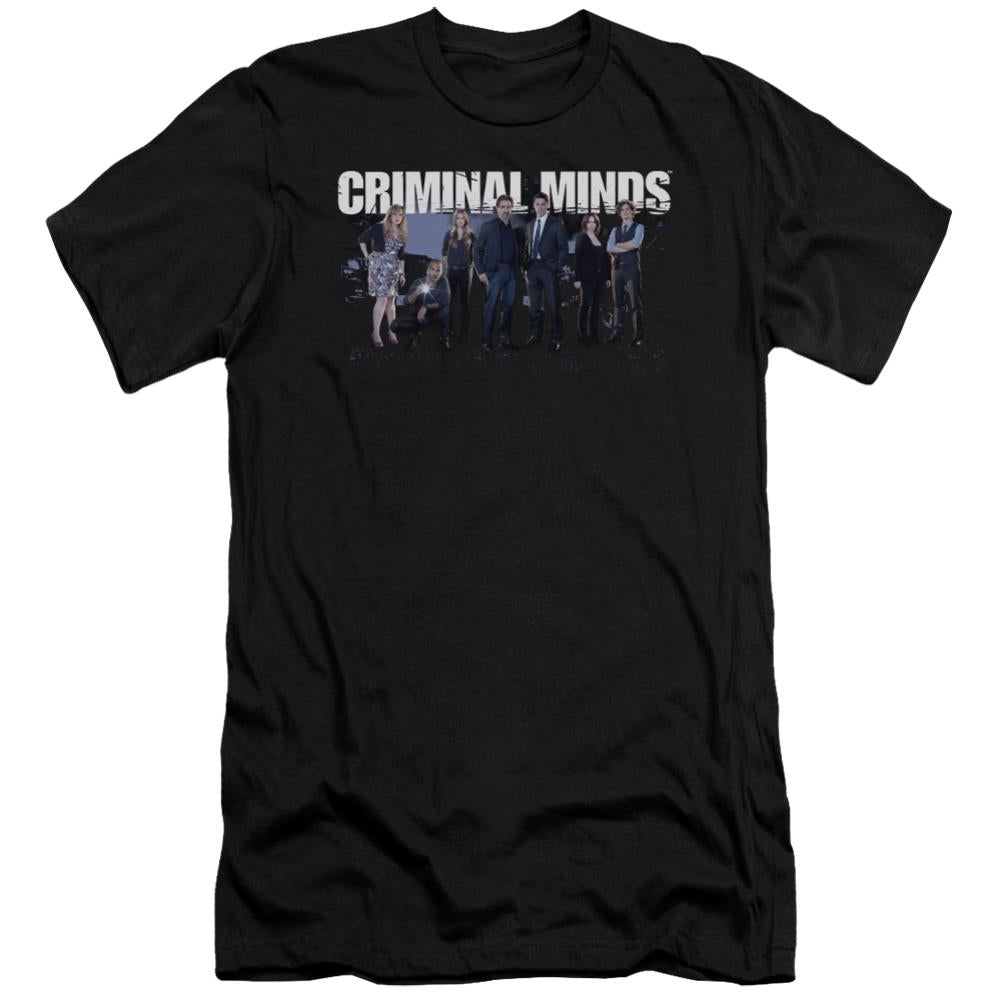 Criminal Minds Season 10 Cast Men's Ultra-Soft 30/1 Cotton Slim Short-Sleeve T-Shirt