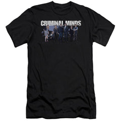 Criminal Minds Season 10 Cast Men's Ultra-Soft 30/1 Cotton Slim Short-Sleeve T-Shirt