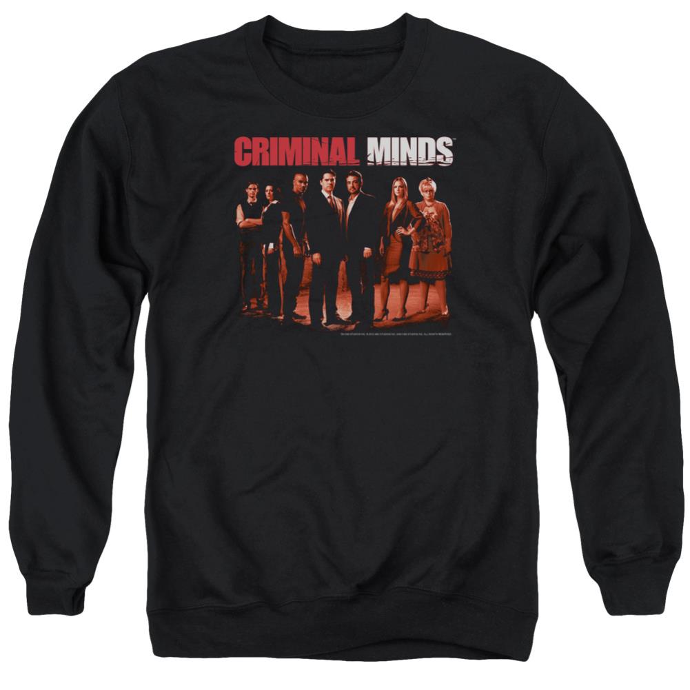 Criminal Minds The Crew Men's Crewneck 50 50 Poly Long-Sleeve T-Shirt
