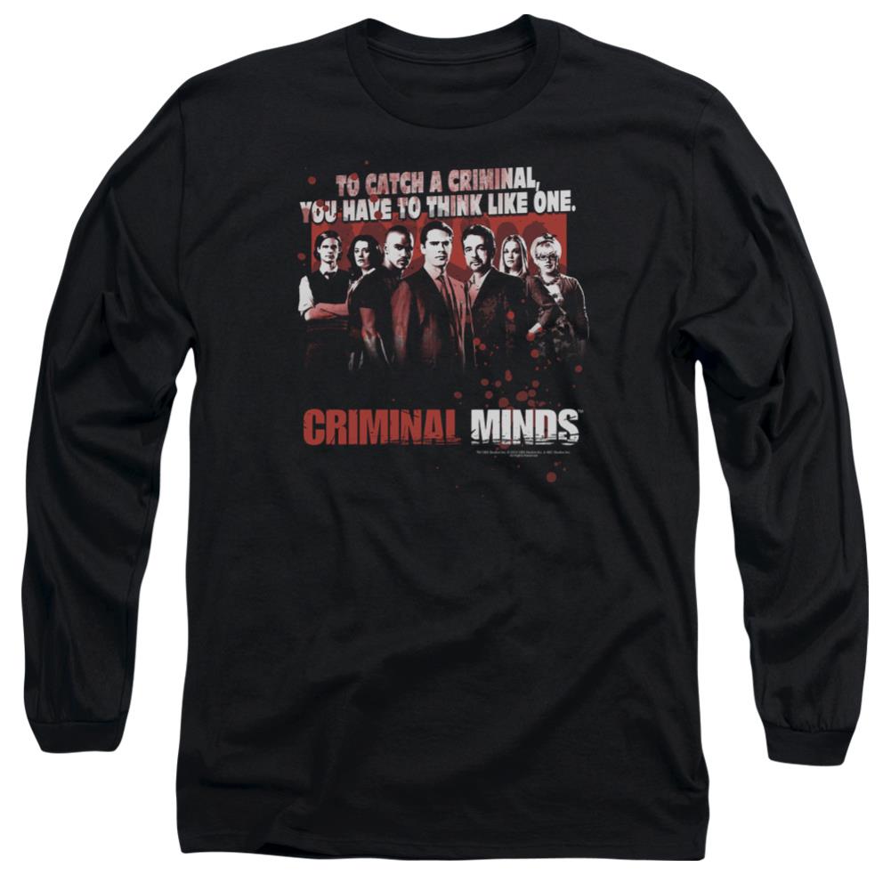 Criminal Minds Think Like One Men's 18/1 Cotton Long-Sleeve T-Shirt