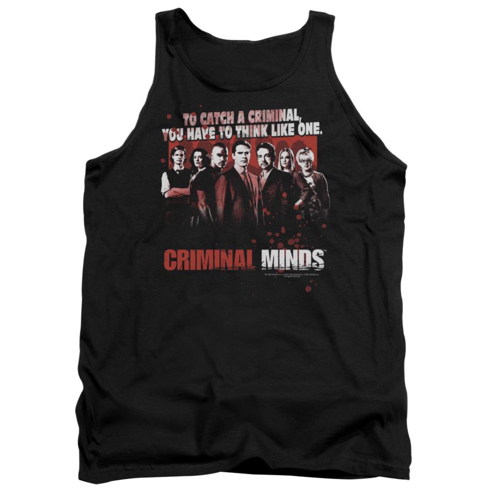 Criminal Minds Think Like One Men's 18/1 Cotton Tank Top