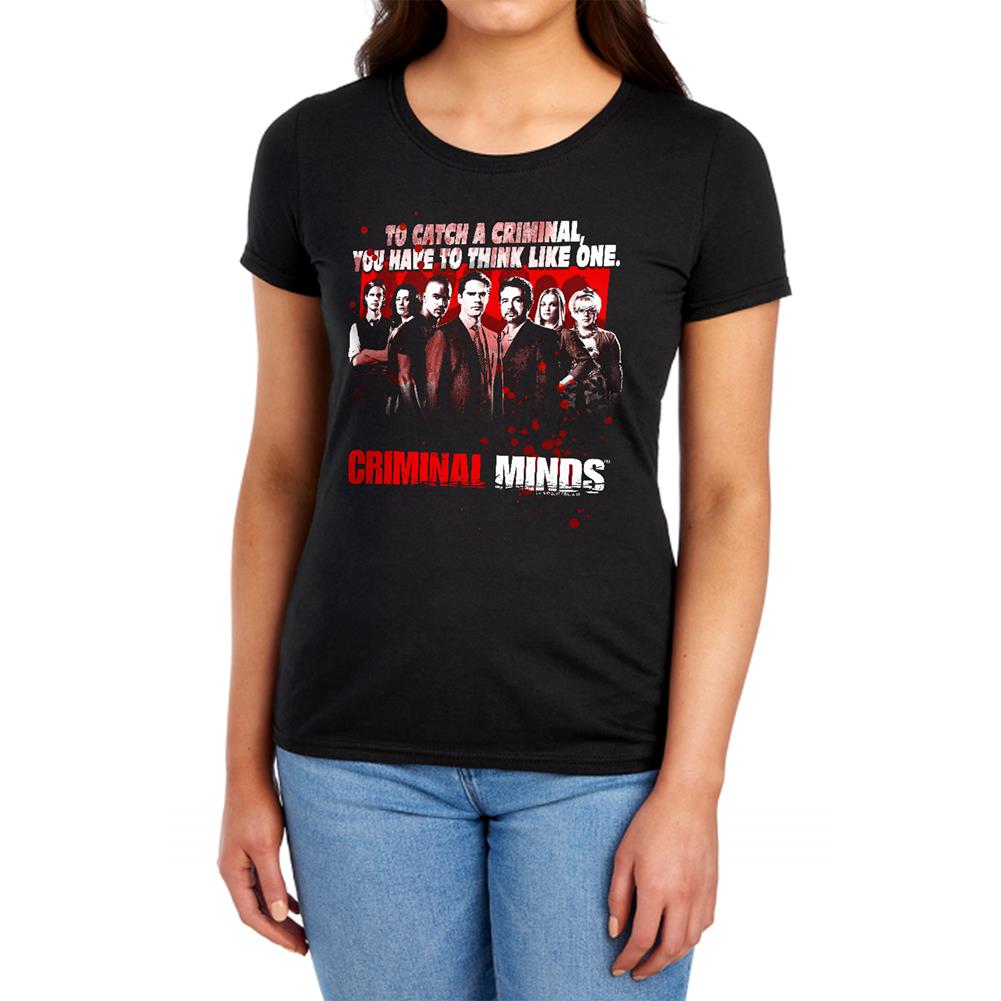 Criminal Minds Think Like One Women's 18/1 Cotton Short-Sleeve T-Shirt