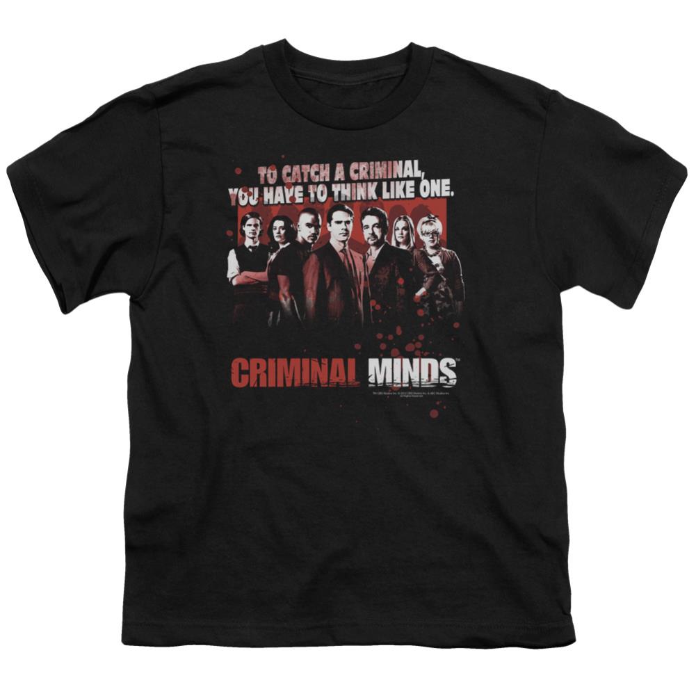 Criminal Minds Think Like One Youth 18/1 100% Cotton Short-Sleeve T-Shirt