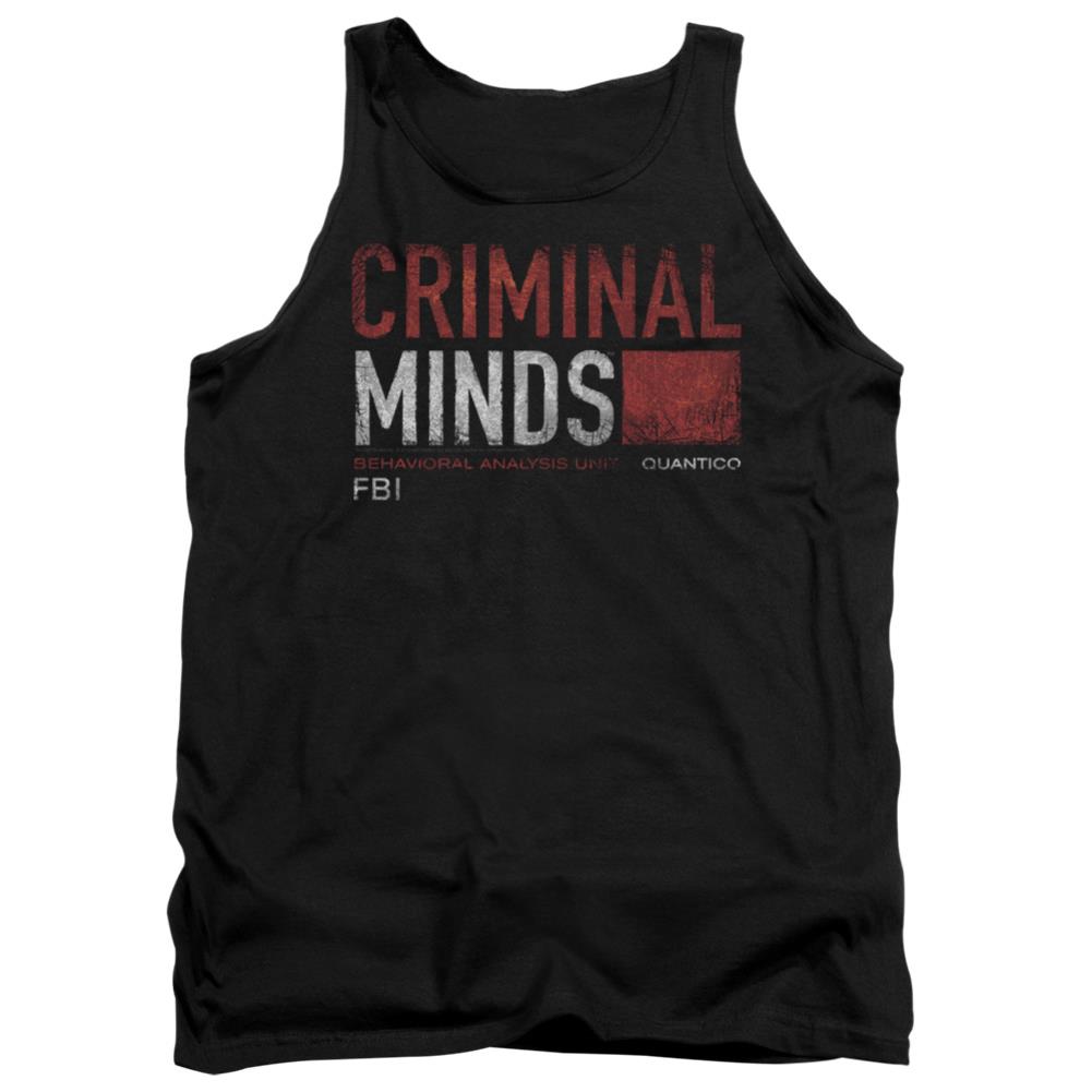 Criminal Minds Title Card Men's 18/1 Cotton Tank Top