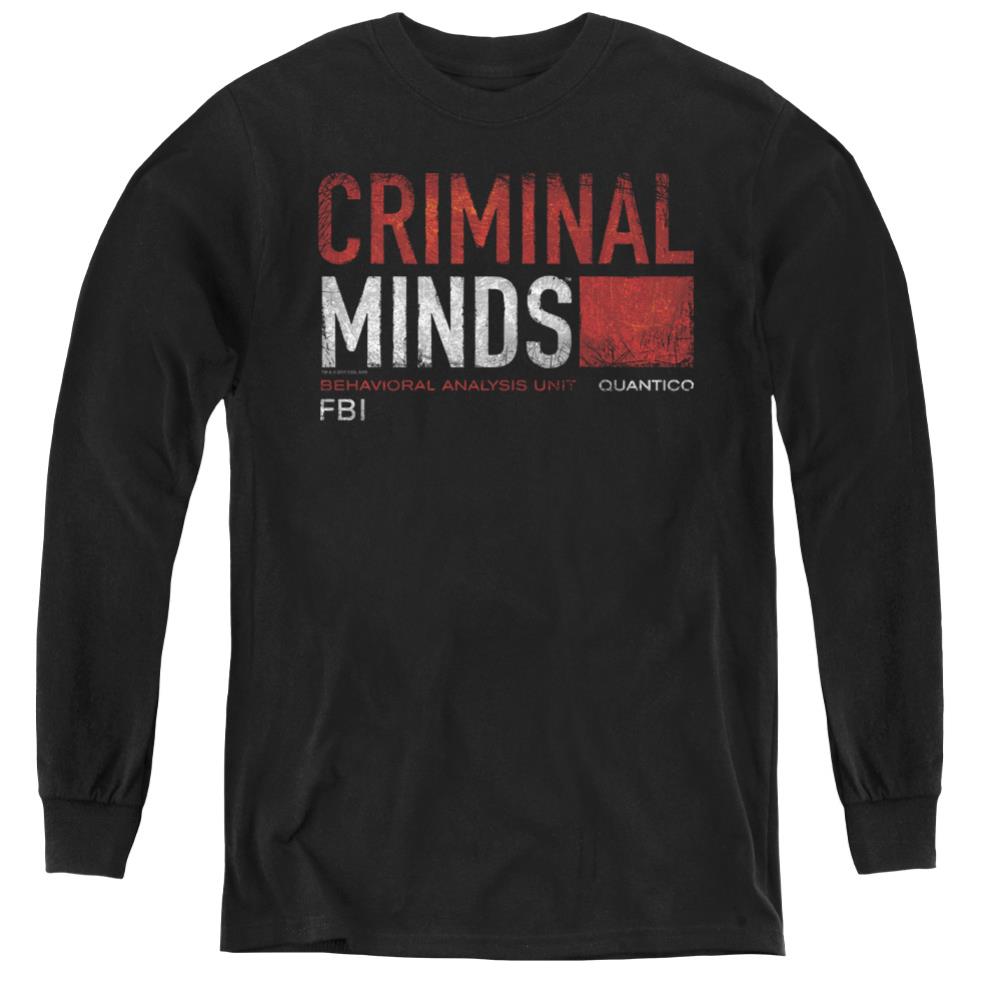 Criminal Minds Title Card Youth Long-Sleeve T-Shirt