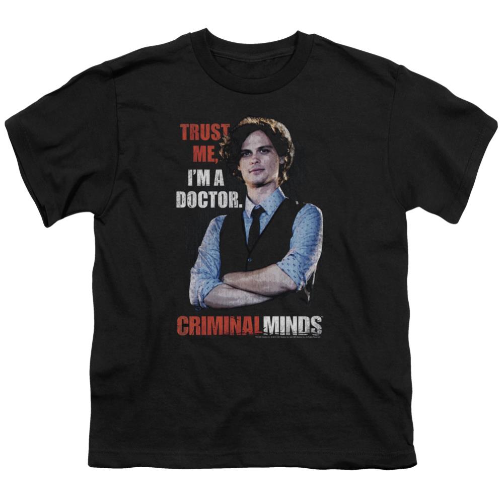 Criminal Minds Trust Me Youth 18/1 100% Cotton Short-Sleeve T-Shirt