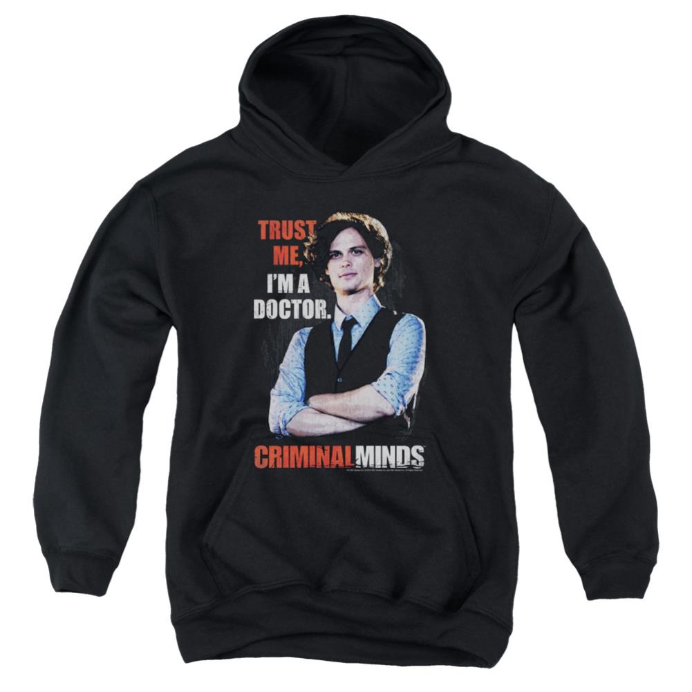 Criminal Minds Trust Me Youth Cotton Poly Pull-Over Hoodie