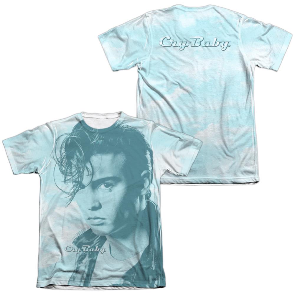 Cry Baby Crying Cloud Men's Regular Fit Poly Cotton Short-Sleeve T-Shirt