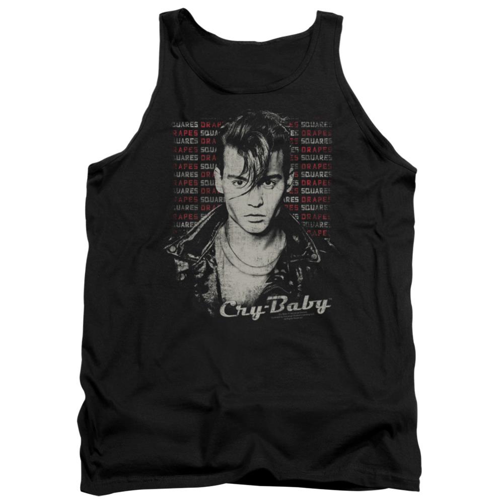 Cry Baby Drapes & Squares Men's 18/1 Cotton Tank Top