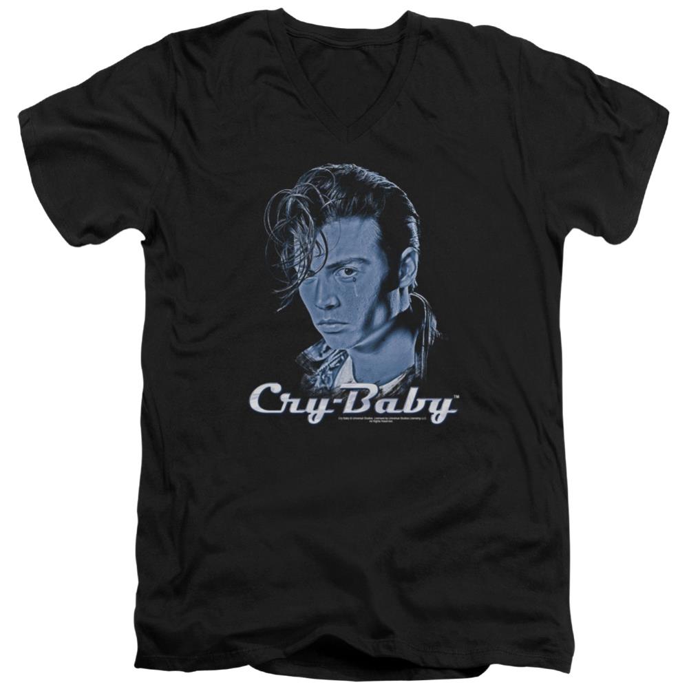 Cry Baby King Cry Baby Men's 30/1 Cotton Slim V-Neck T-Shirt
