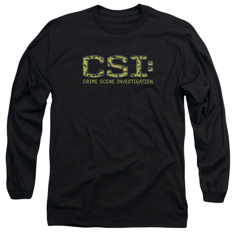 CSI Collage Logo Men's 18/1 Cotton Long-Sleeve T-Shirt