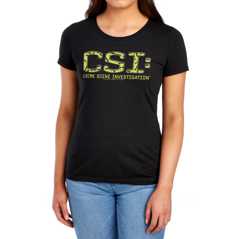 CSI Collage Logo Women's 18/1 Cotton Short-Sleeve T-Shirt