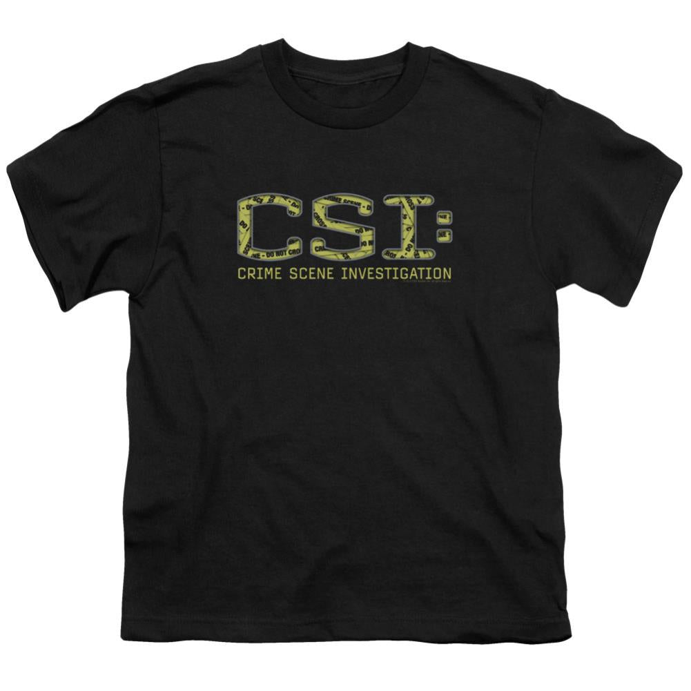 CSI Collage Logo Youth 18/1 100% Cotton Short-Sleeve T-Shirt