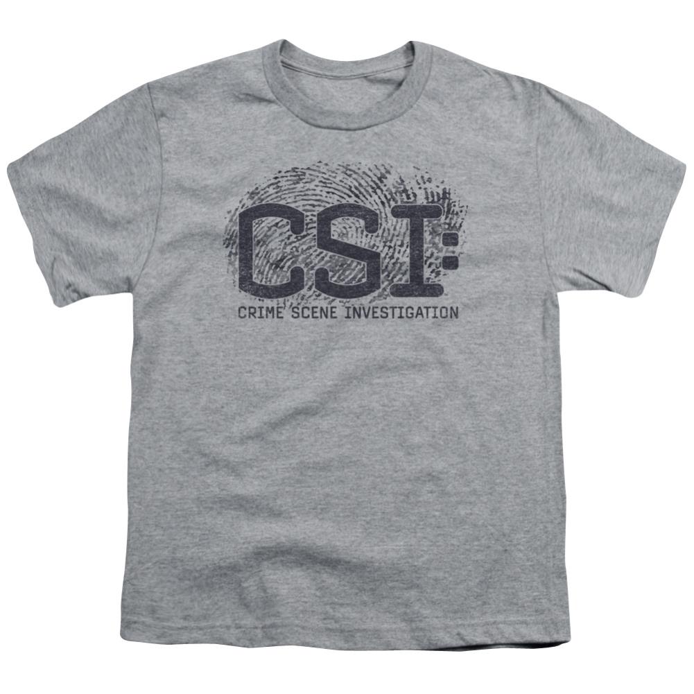 CSI Distressed Logo Youth 18/1 100% Cotton Short-Sleeve T-Shirt