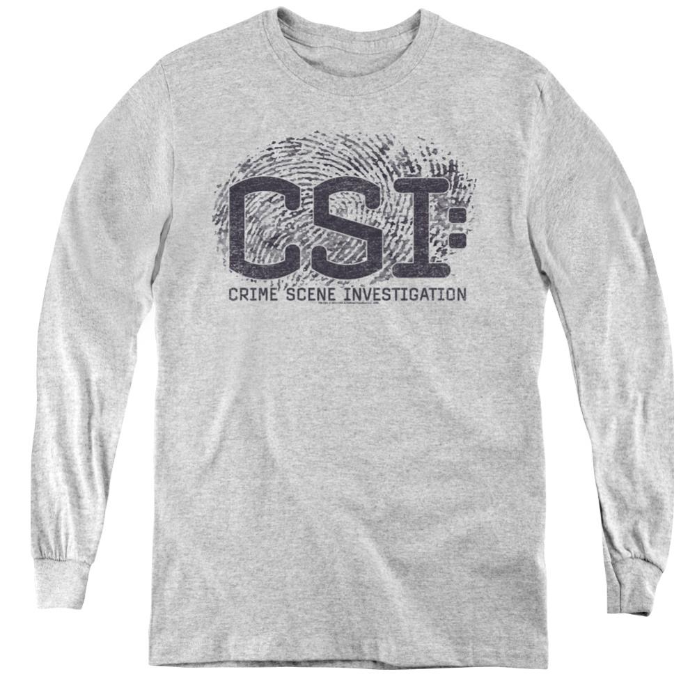 CSI Distressed Logo Youth Long-Sleeve T-Shirt