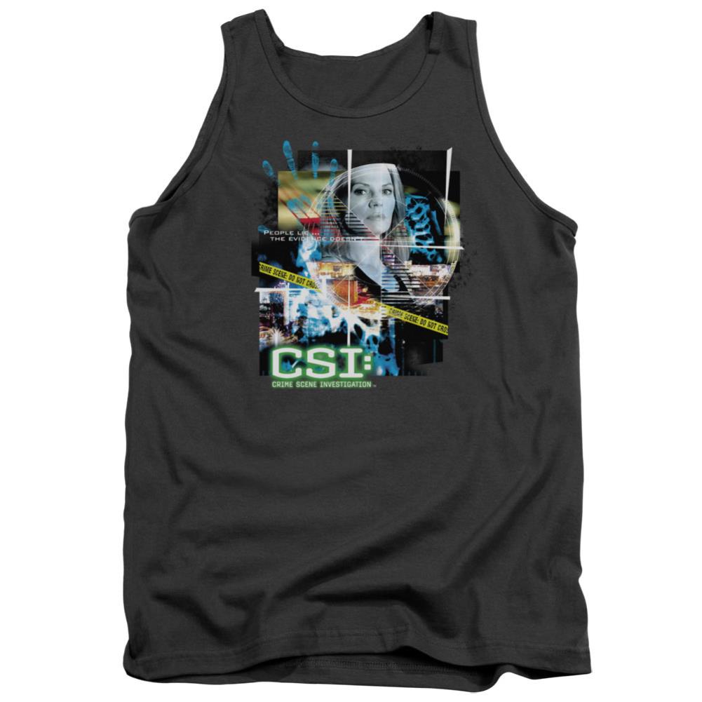 CSI Evidence Collage Men's 18/1 Cotton Tank Top