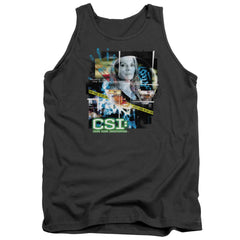 CSI Evidence Collage Men's 18/1 Cotton Tank Top