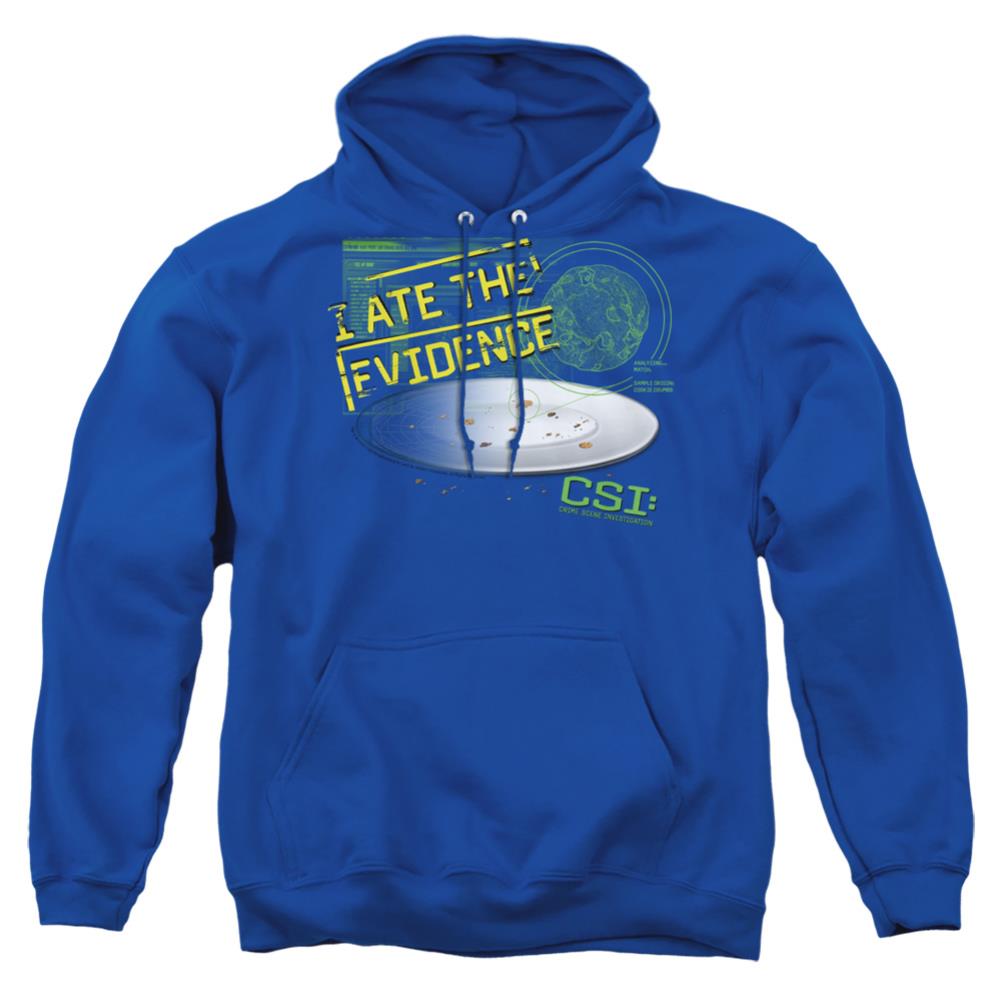 CSI I Ate The Evidence Men's Pull-Over 75 25 Poly Hoodie