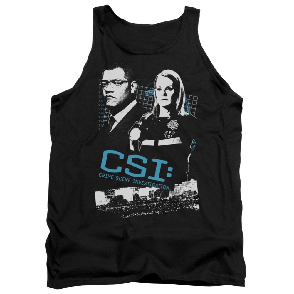 CSI Investigate This Men's 18/1 Cotton Tank Top
