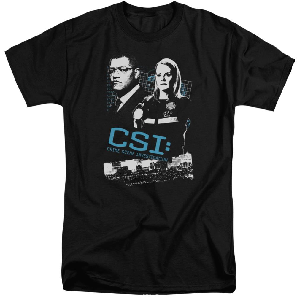 CSI Investigate This Men's 18/1 Tall Cotton Short-Sleeve T-Shirt