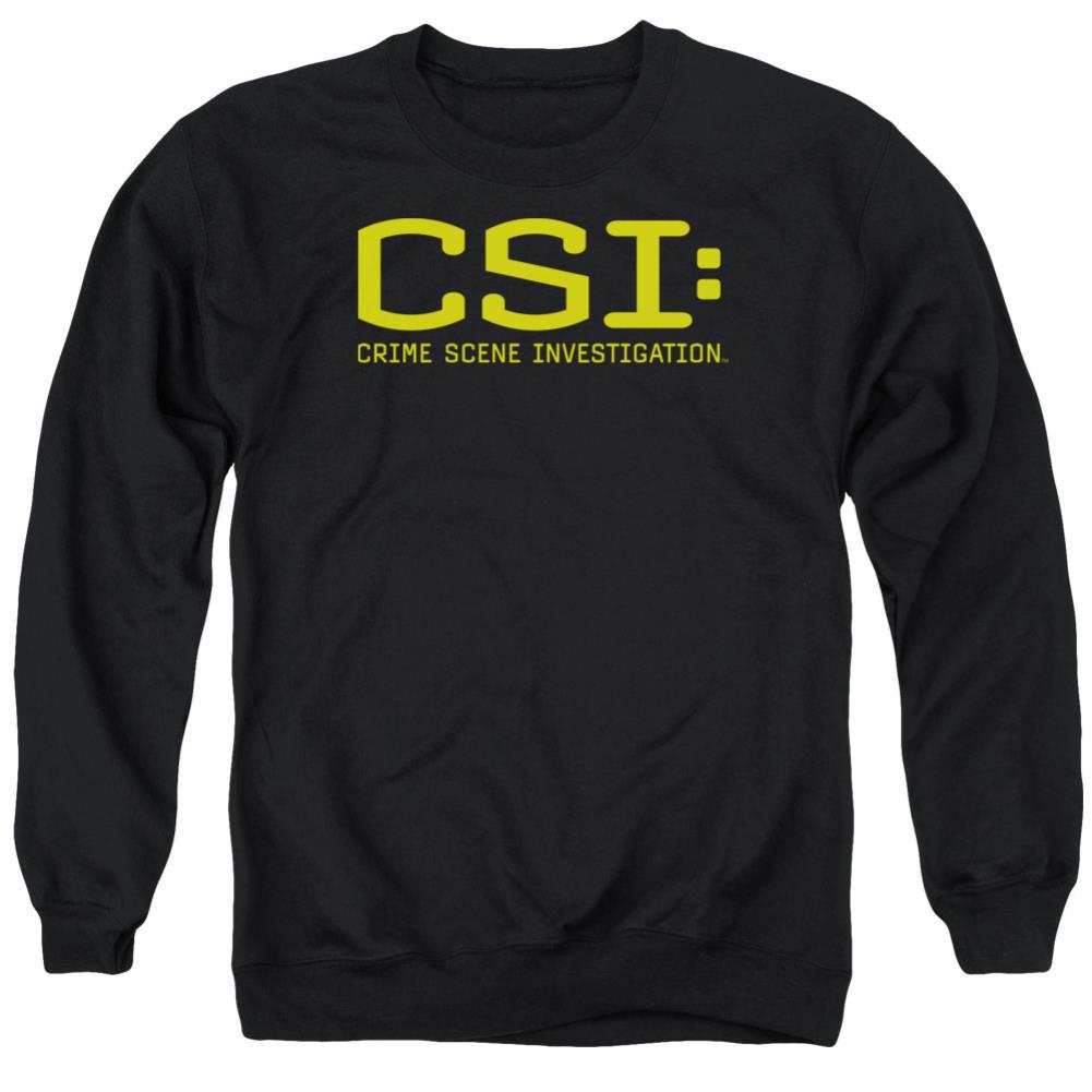 CSI Logo Men's Crewneck 50 50 Poly Long-Sleeve T-Shirt