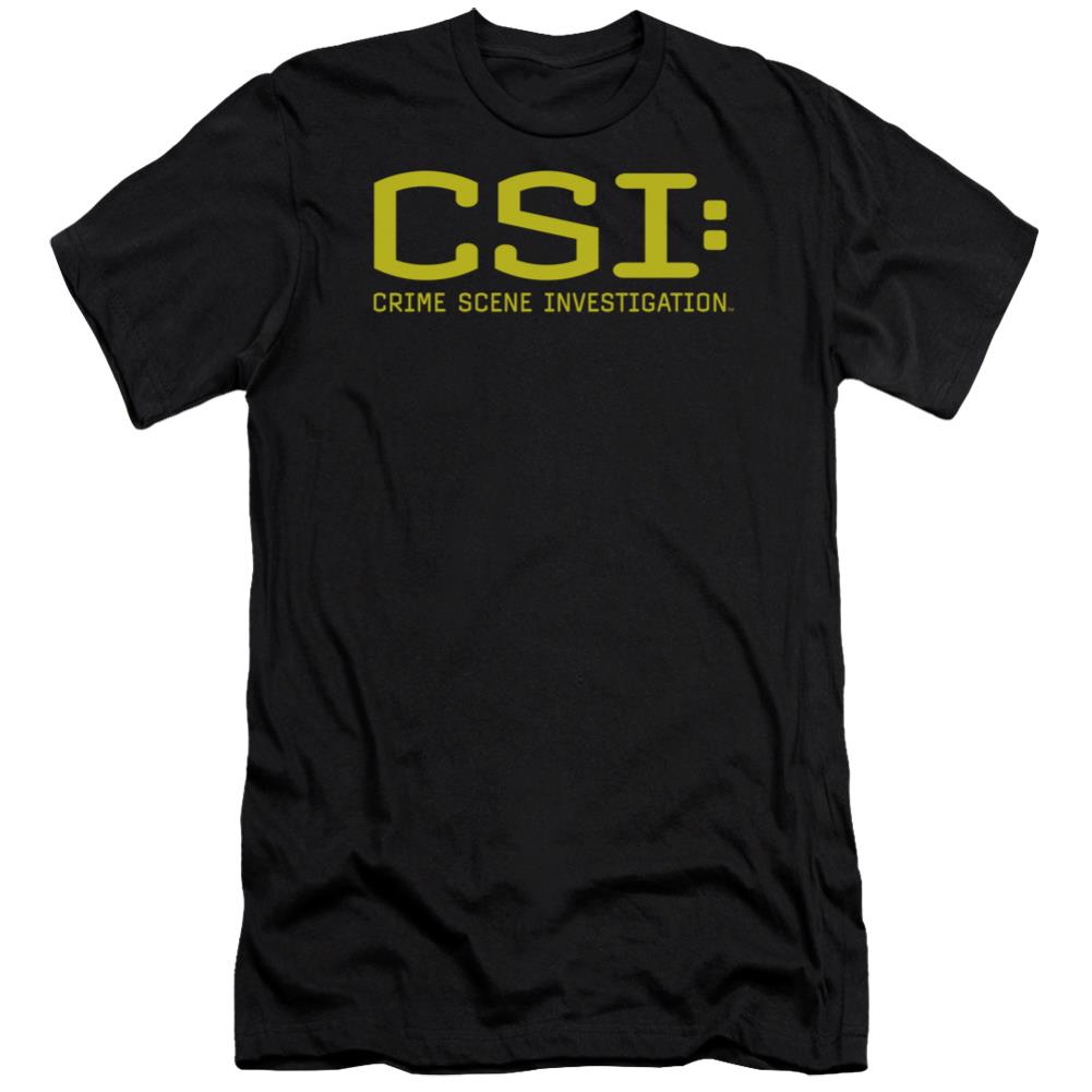 CSI Logo Men's Ultra-Soft 30/1 Cotton Slim Short-Sleeve T-Shirt