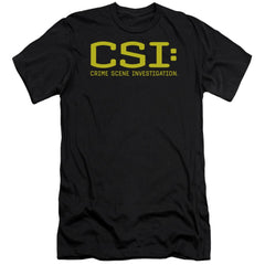 CSI Logo Men's Ultra-Soft 30/1 Cotton Slim Short-Sleeve T-Shirt