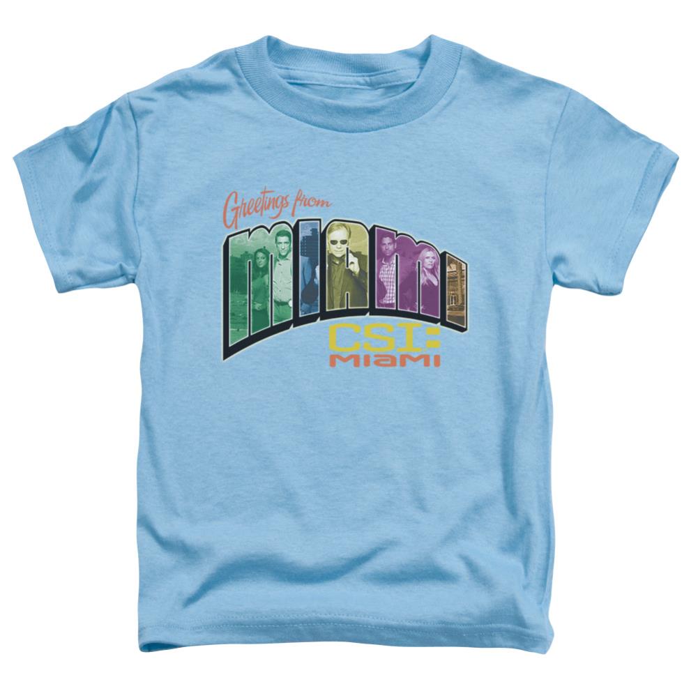 CSI: Miami Greeting From Miami Toddler 18/1 Cotton Short-Sleeve T-Shirt