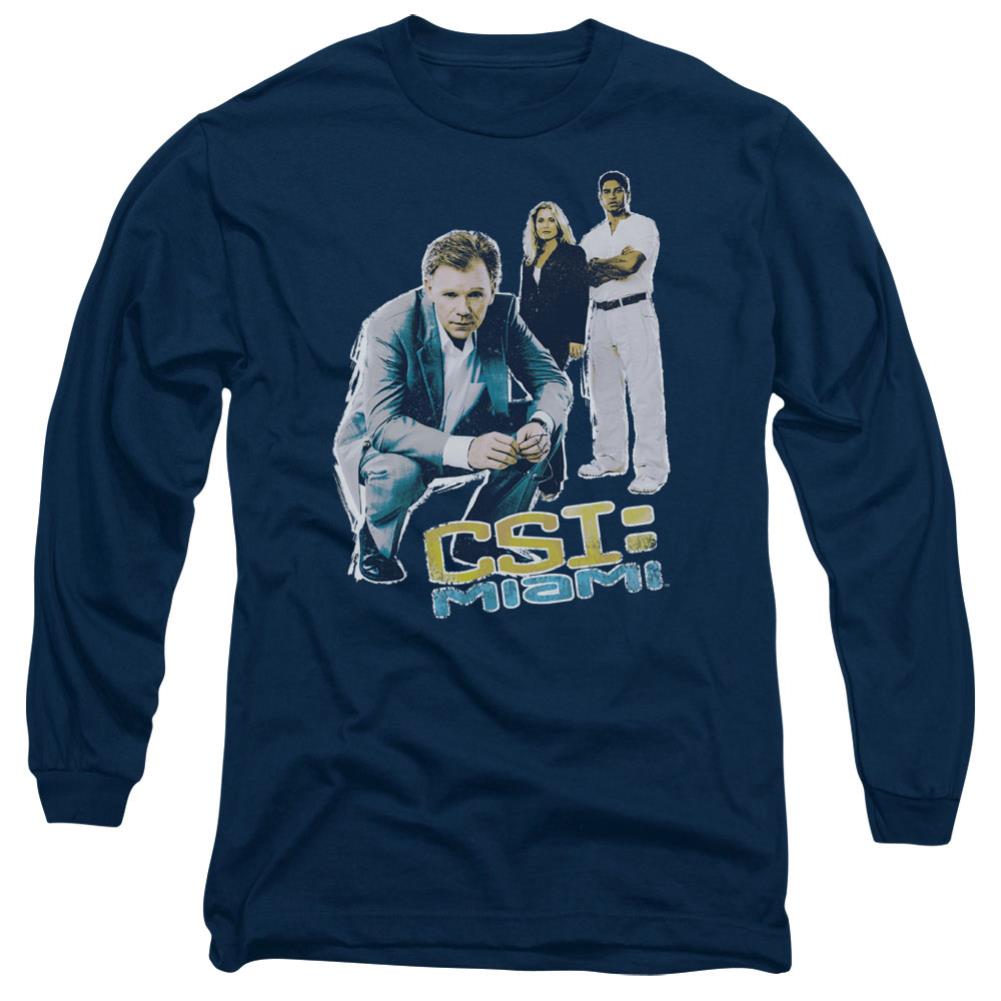 CSI: Miami In Perspective Men's 18/1 Cotton Long-Sleeve T-Shirt