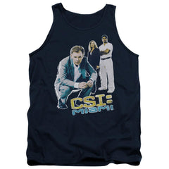 CSI: Miami In Perspective Men's 18/1 Cotton Tank Top