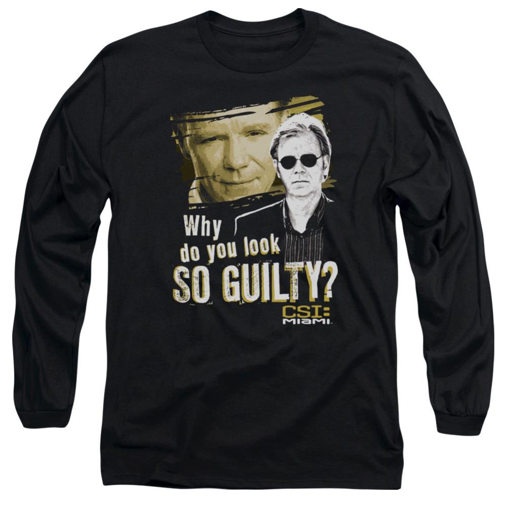CSI: Miami So Guilty Men's 18/1 Cotton Long-Sleeve T-Shirt