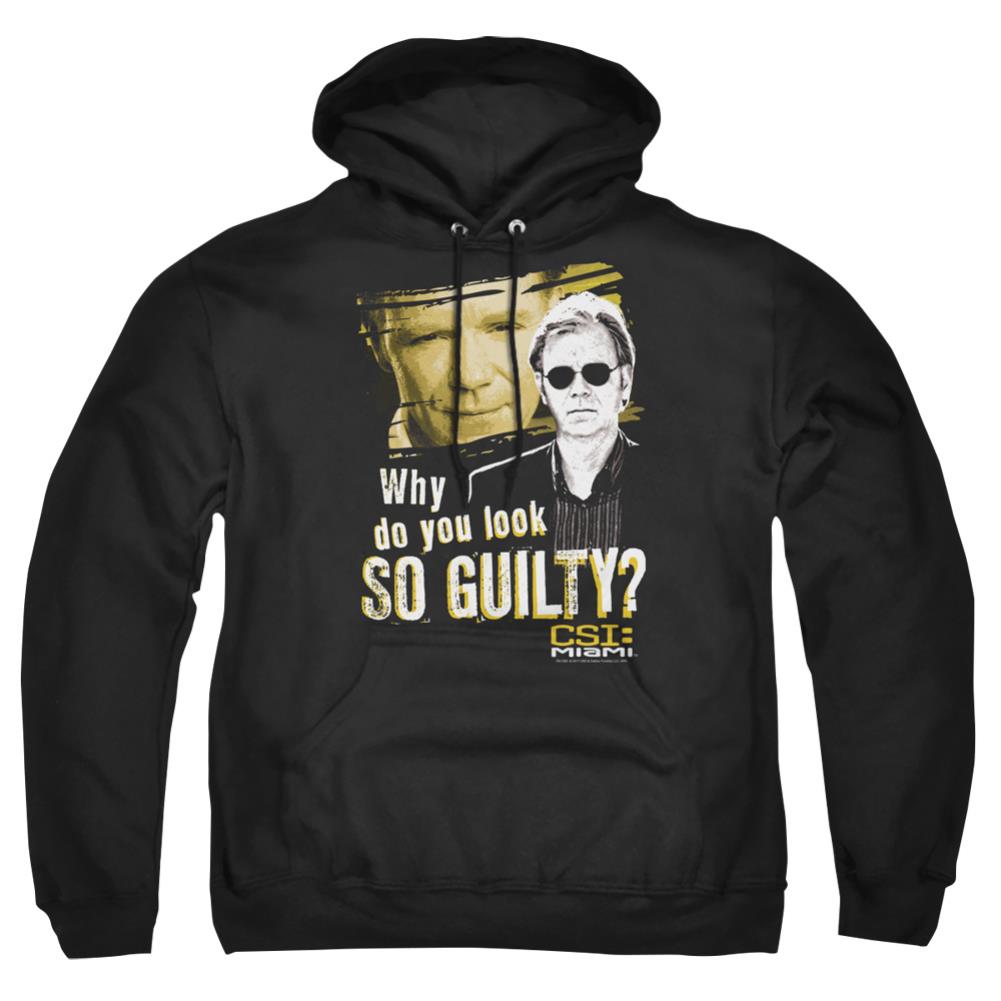 CSI: Miami So Guilty Men's Pull-Over 75 25 Poly Hoodie
