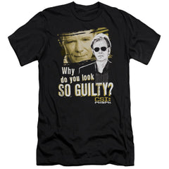 CSI: Miami So Guilty Men's Ultra-Soft 30/1 Cotton Slim Short-Sleeve T-Shirt