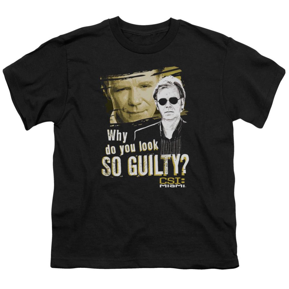 CSI: Miami So Guilty Youth 18/1 100% Cotton Short-Sleeve T-Shirt