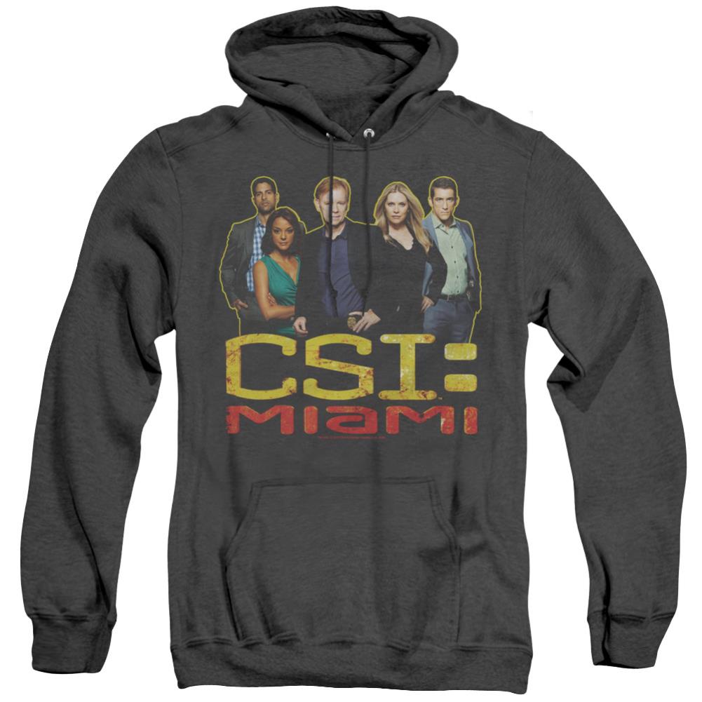 CSI: Miami The Cast In Black Men's Pull-Over Hoodie