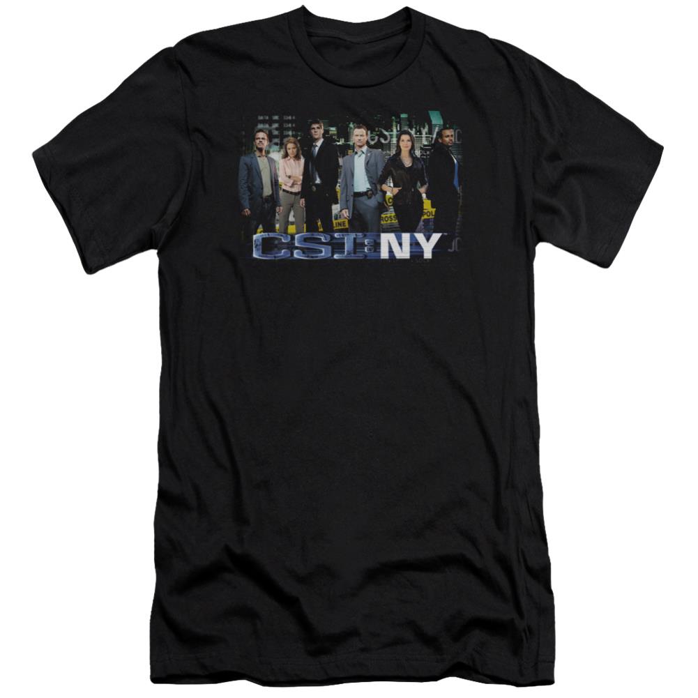 CSI: NY Cast Men's Ultra-Soft 30/1 Cotton Slim Short-Sleeve T-Shirt